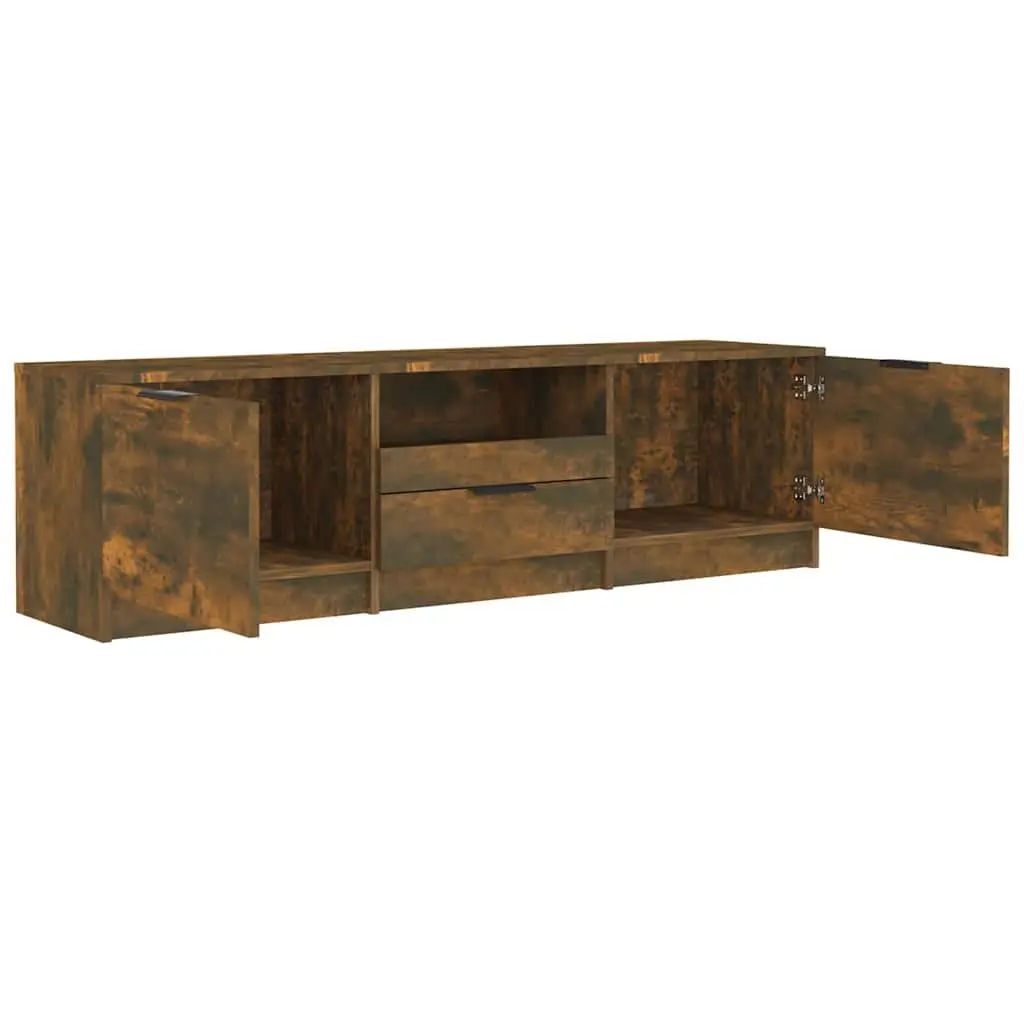 Brown Engineered Wood TV Cabinet Unit with Storage