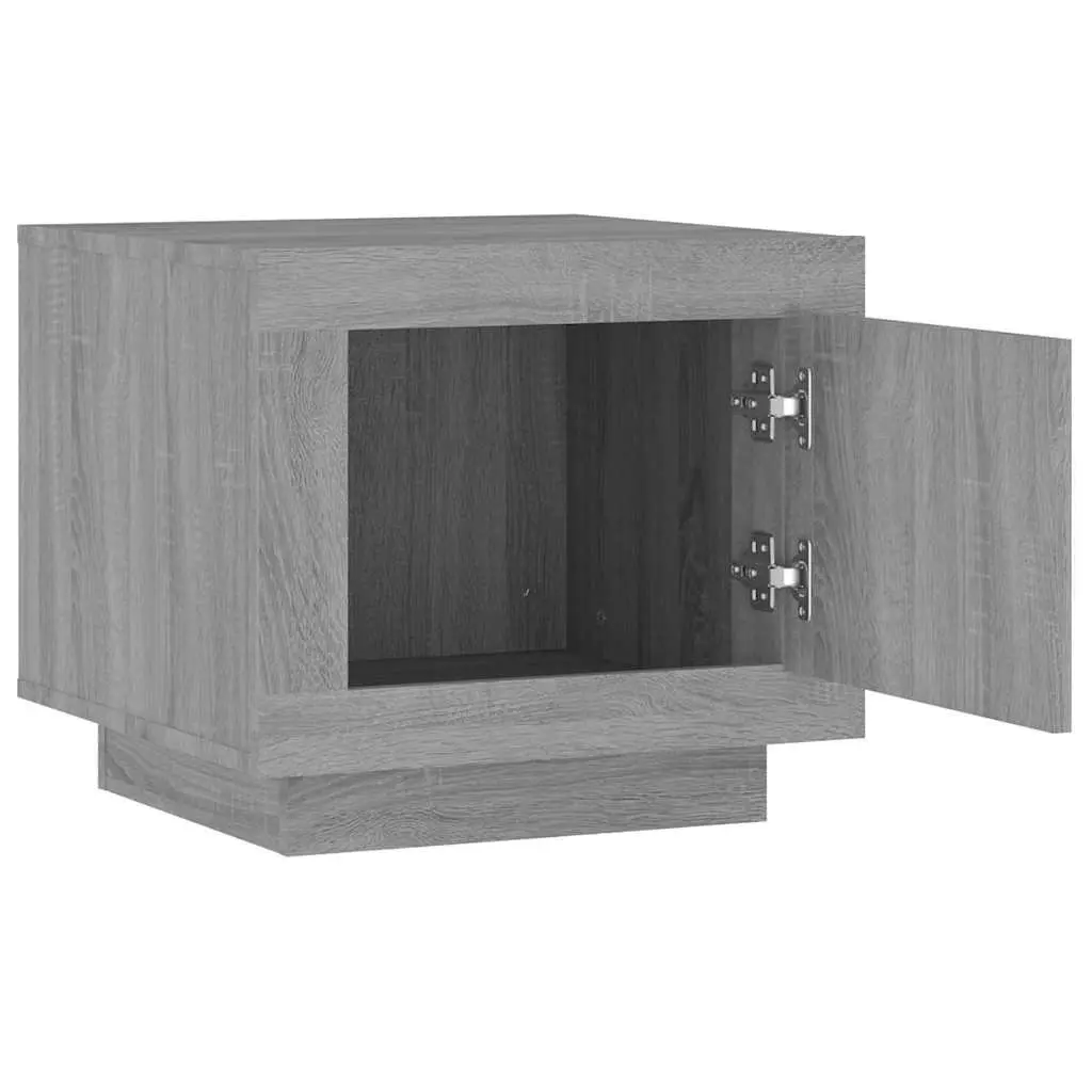 Coffee Table Grey Sonoma Storage Door Engineered Wood 51 x 50 x 45 cm