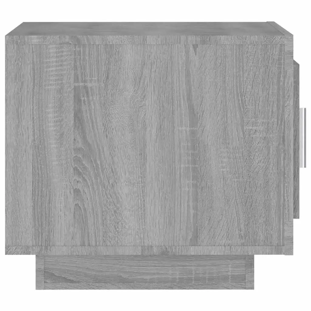 Coffee Table Grey Sonoma Storage Door Engineered Wood 51 x 50 x 45 cm
