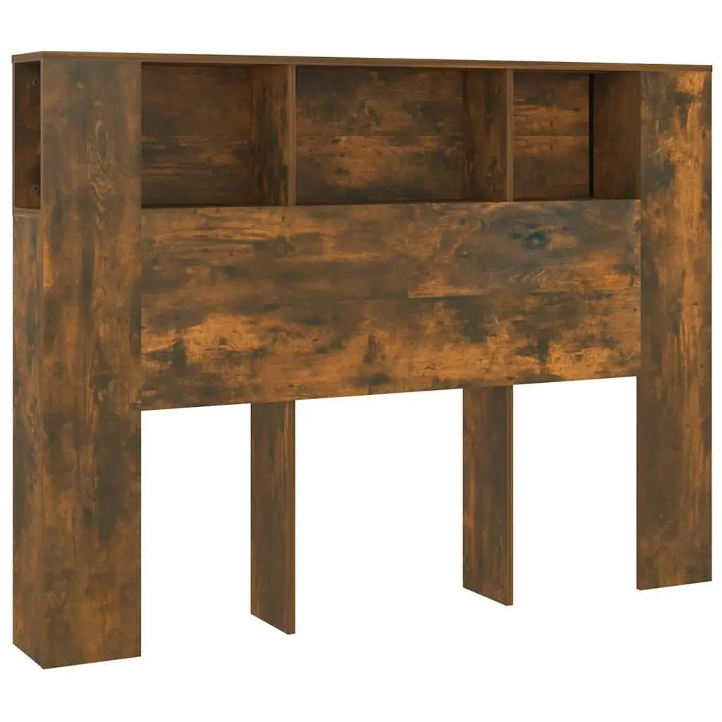 Wall-Mounted Headboard Cabinet with Storage 140cm