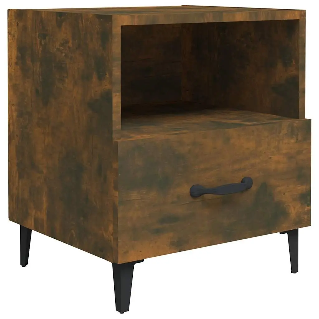 Engineered Wood Bedside Cabinets with Storage