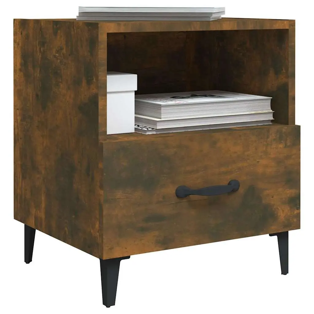 Engineered Wood Bedside Cabinets with Storage