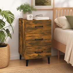Charming 3-Drawer Brown Nightstand for Your Bedroom