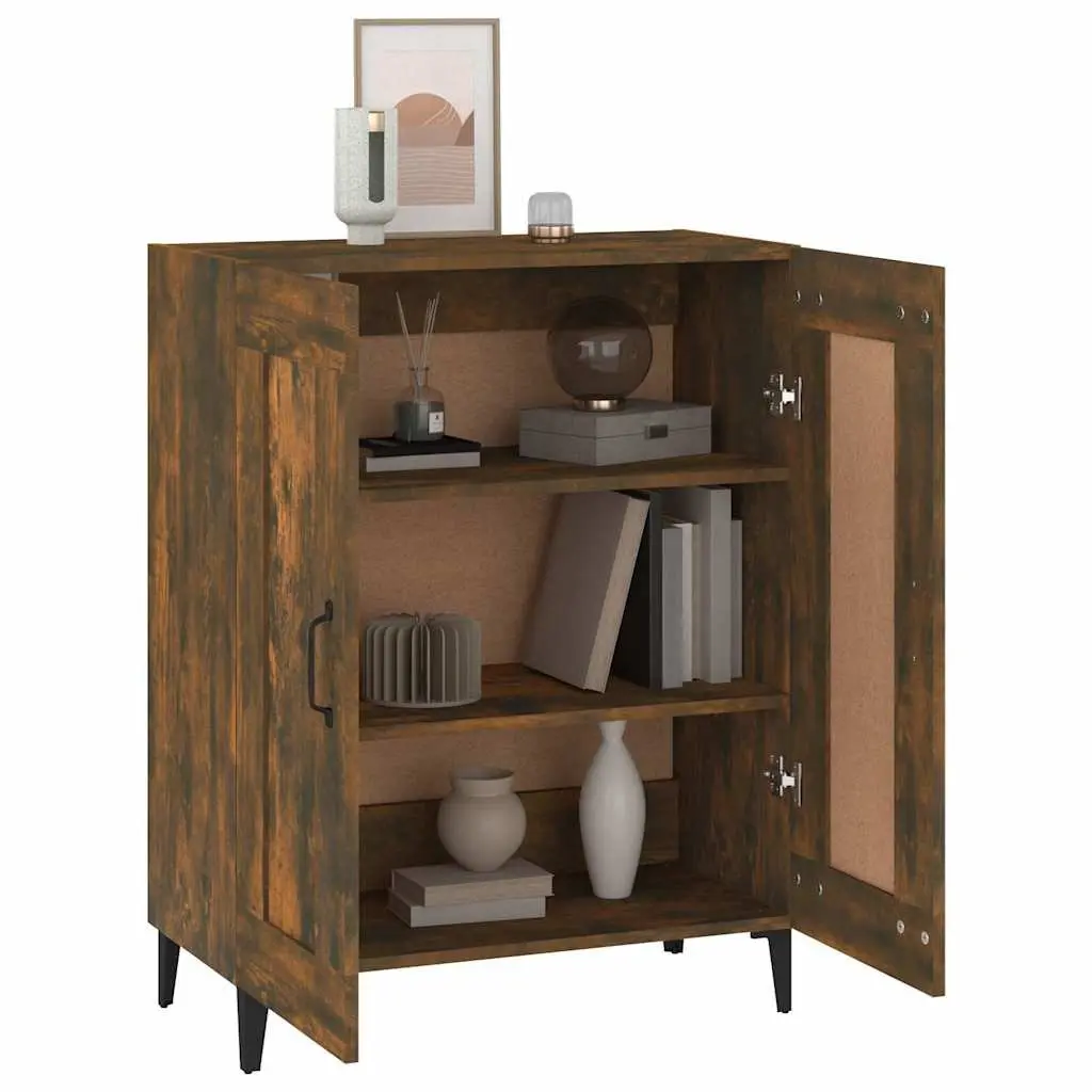 Brown Engineered Wood Sideboard for Living Room