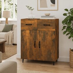 Inviting Sideboard with 2 Doors and 2 Drawers in Brown