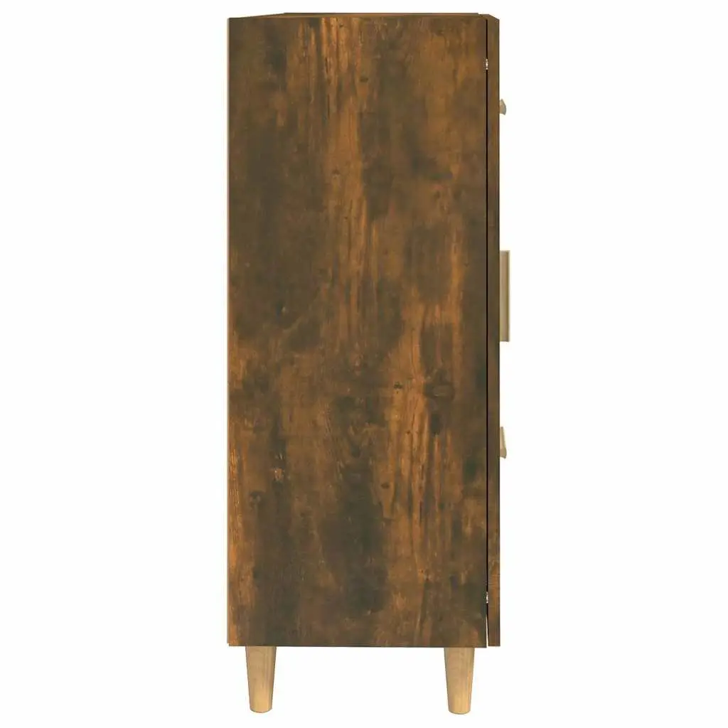 Sideboard Brown Engineered Wood Storage Cabinet Living Room Furniture