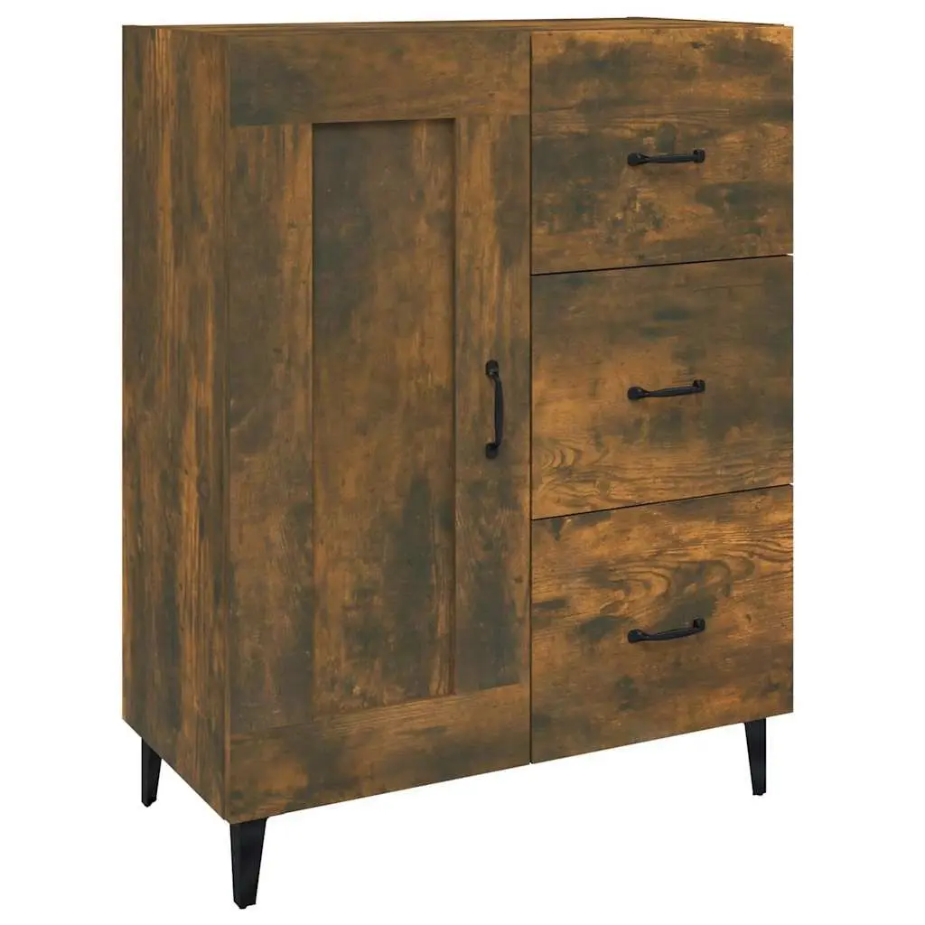 Brown Engineered Wood Sideboard for Living Room