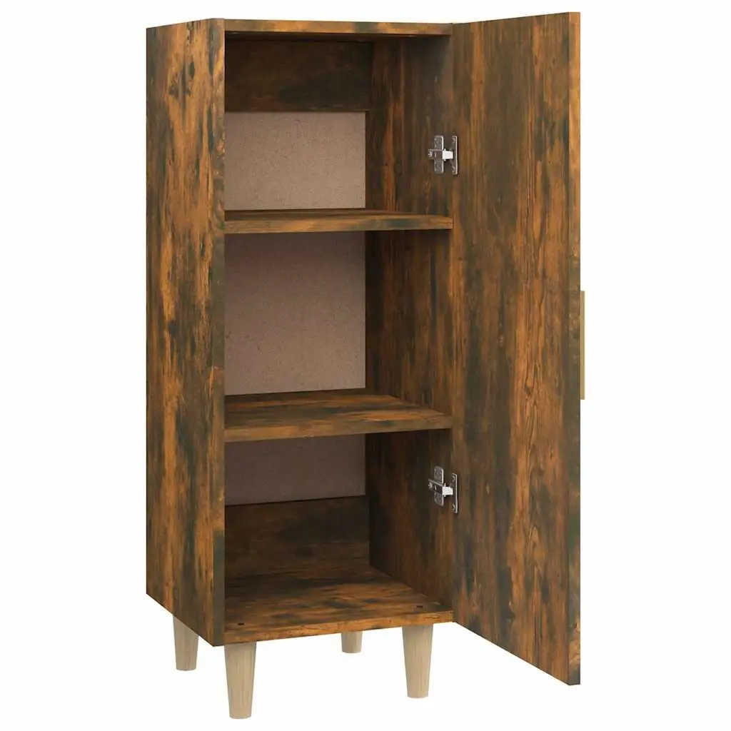 Sideboard Brown Engineered Wood 34.5W x 34H x 90D cm Storage Cabinet