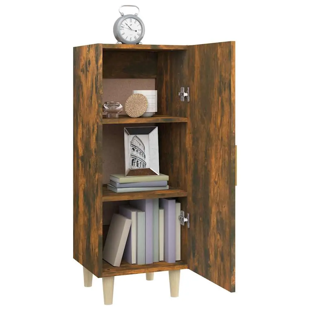 Sideboard Brown Engineered Wood 34.5W x 34H x 90D cm Storage Cabinet