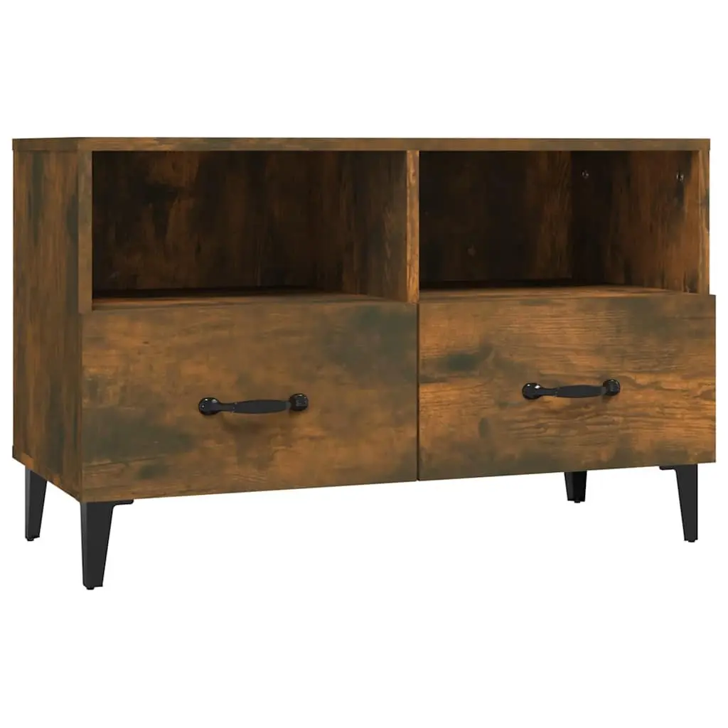 TV Cabinet Brown 80 x 36 x 50 cm Engineered Wood