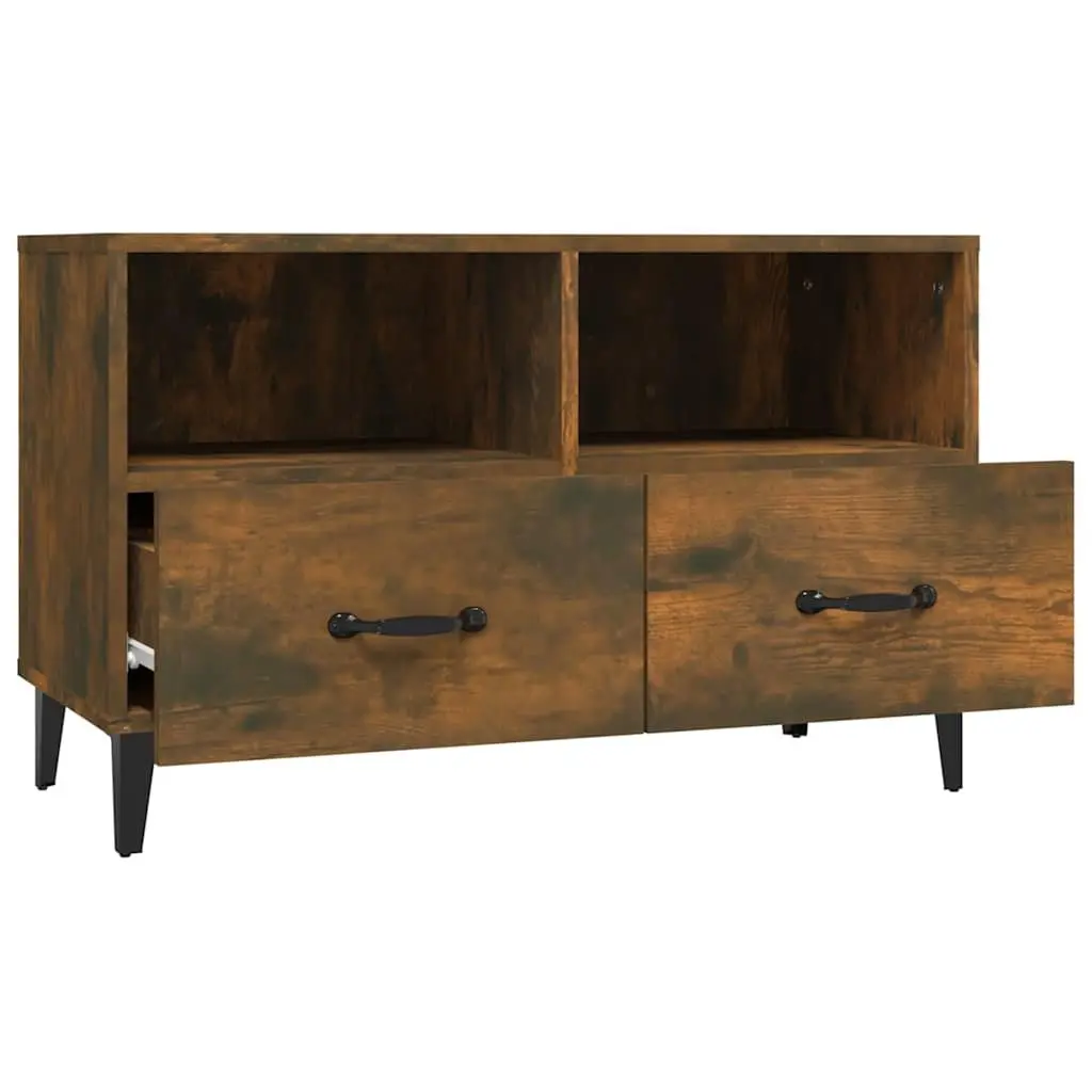 TV Cabinet Brown 80 x 36 x 50 cm Engineered Wood