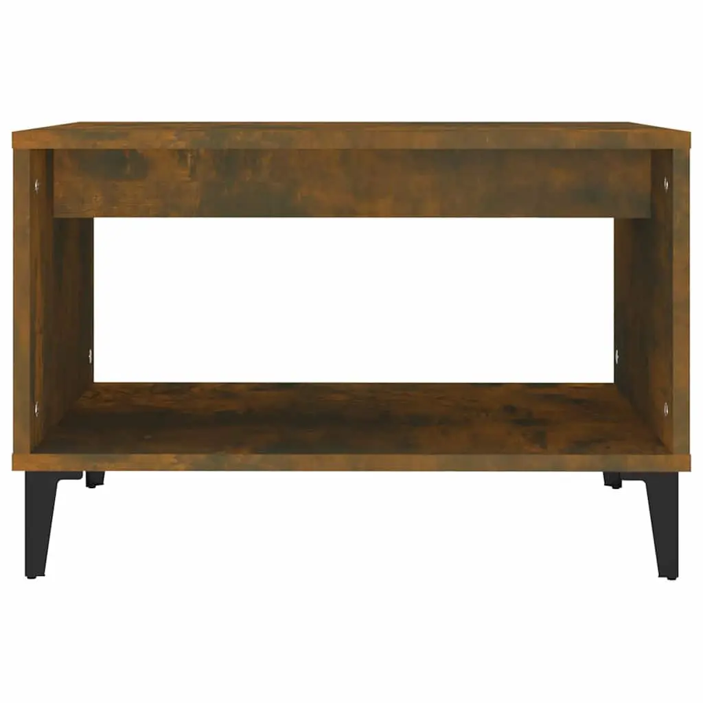 Coffee Table Brown Engineered Wood 60W x 50D x 40H cm