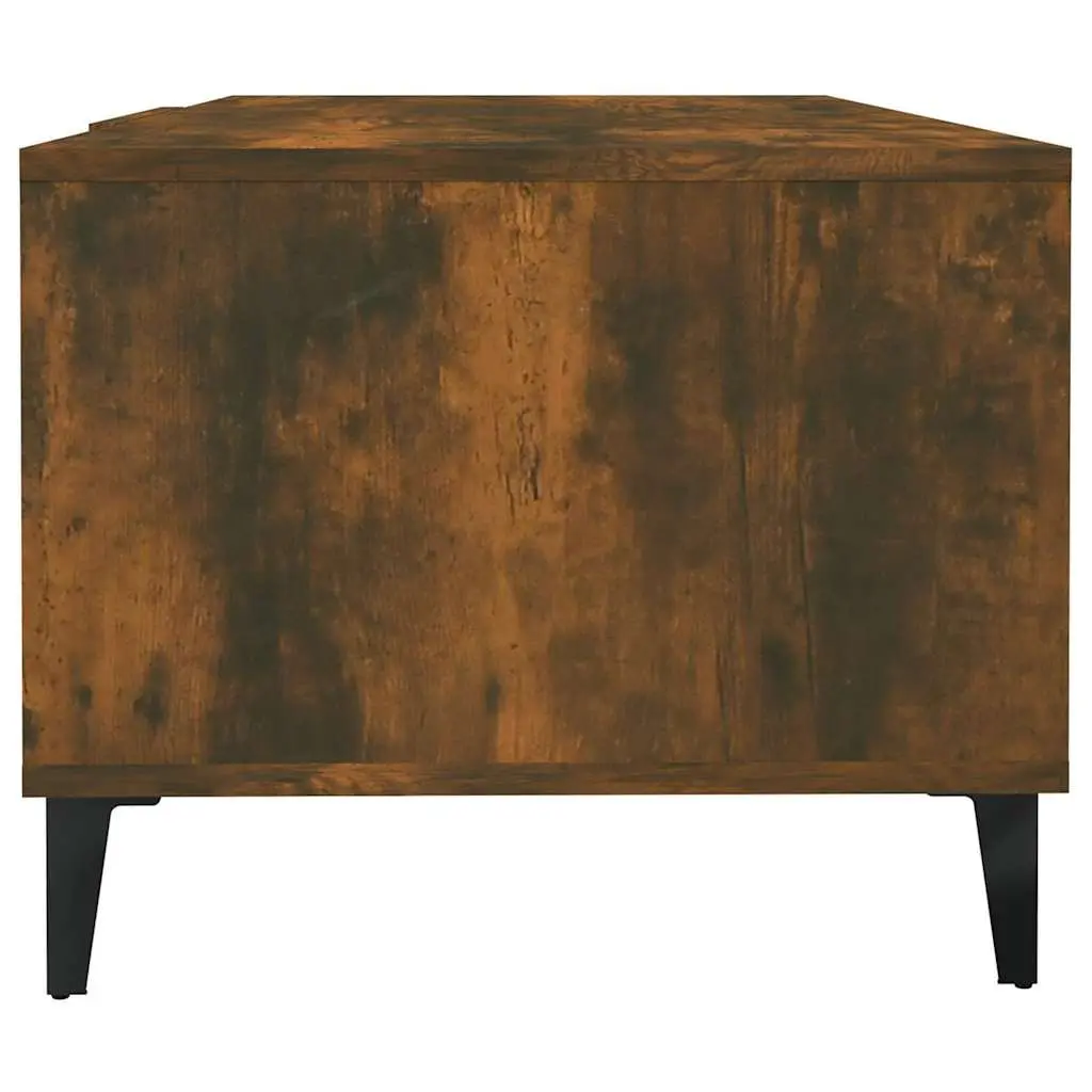 Coffee Table Brown Engineered Wood 102L x 50W x 40H cm