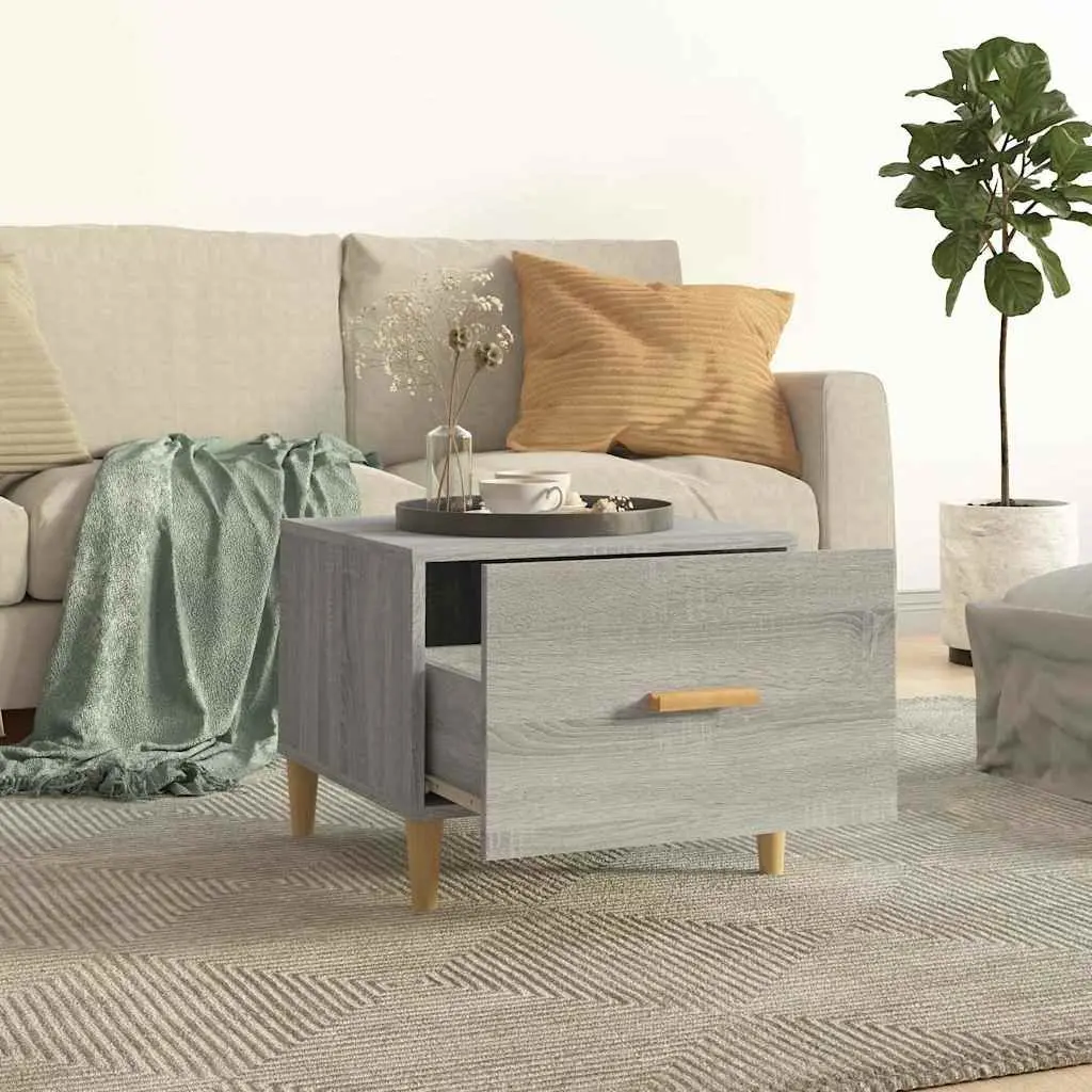 Set of 2 Grey Sonoma Coffee Tables with Storage