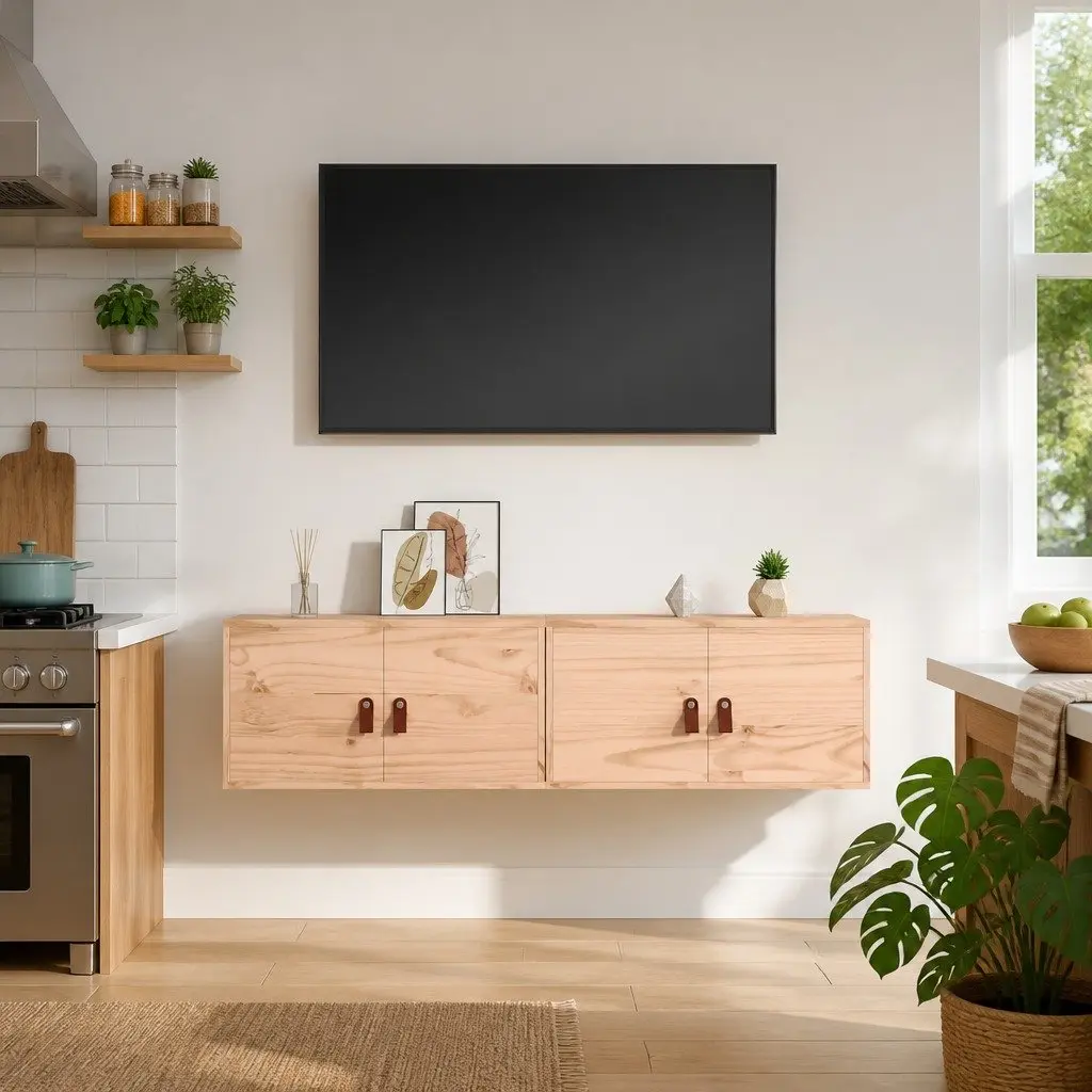 Wall Cabinets Brown 60x30x30 cm Solid Pine Wood 2 Piece
