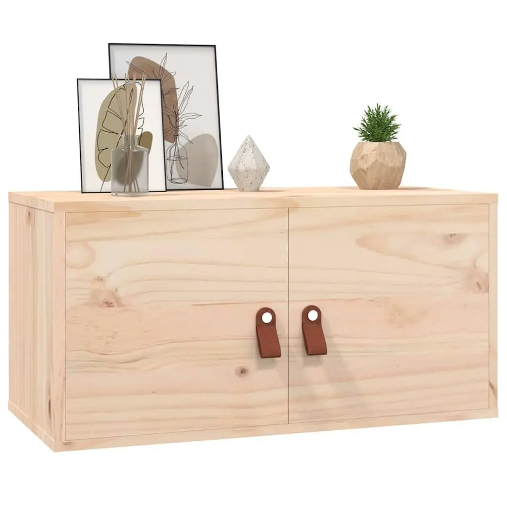 Wall Cabinets Brown 60x30x30 cm Solid Pine Wood 2 Piece