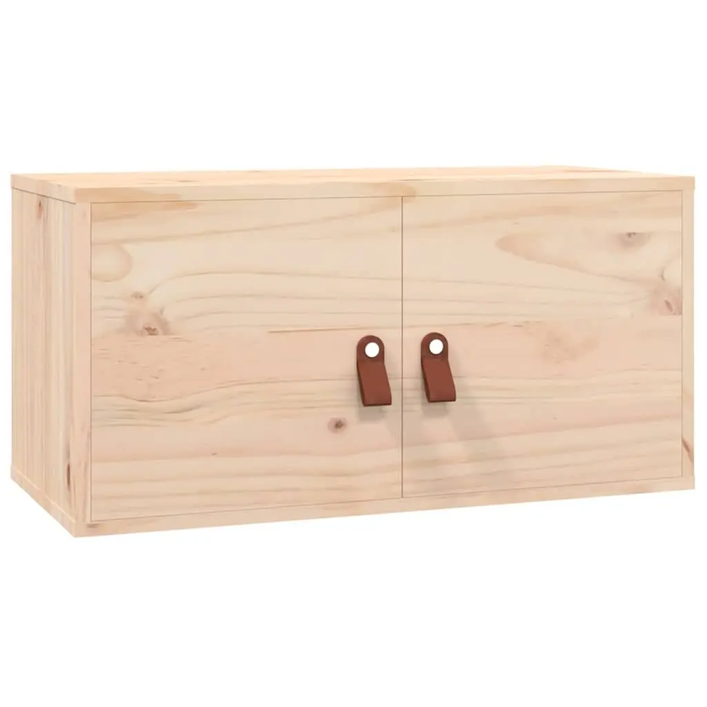 Wall Cabinets Brown 60x30x30 cm Solid Pine Wood 2 Piece