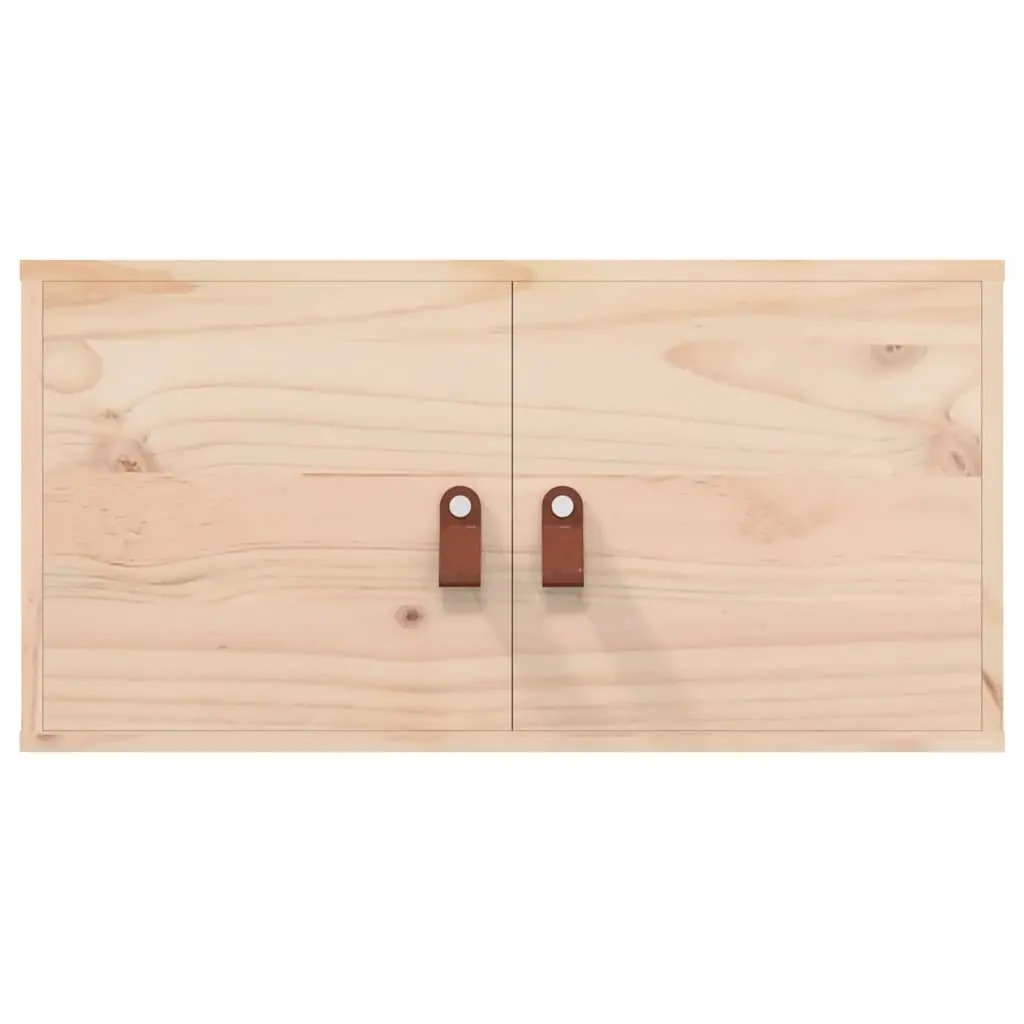 Wall Cabinets Brown 60x30x30 cm Solid Pine Wood 2 Piece