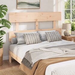 Wooden Bed Headboard in Brown 184cm - Cozy Backrest