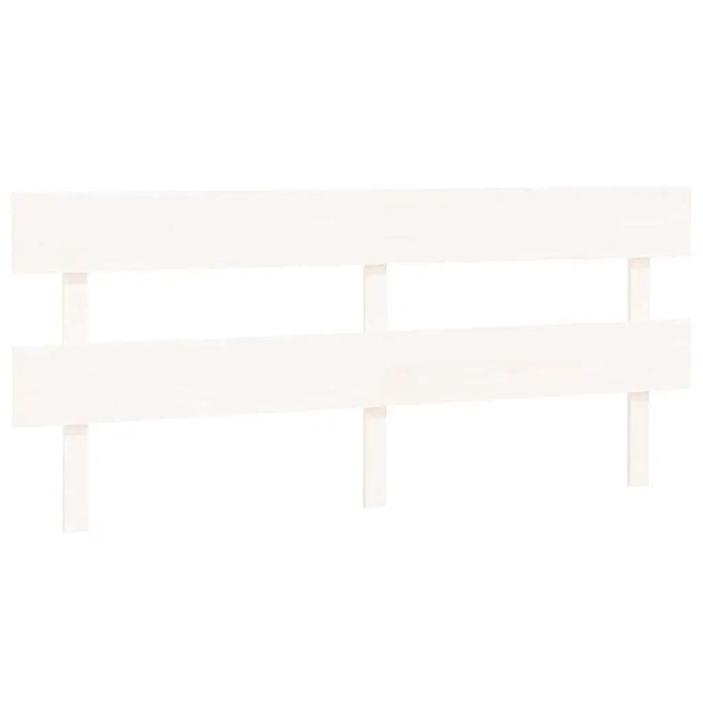 Solid Wood Bed Headboard White 184cm Pine Wood Bedroom Furniture Backrest Support