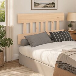 Rustic Brown Pine Bed Headboard 183.5cm for Comfort