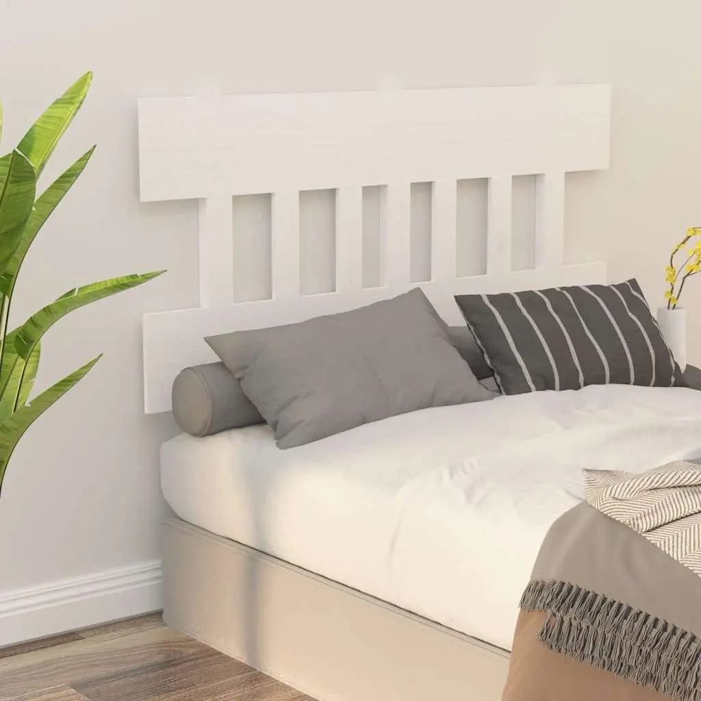 Bed Headboard White 183.5cm Wooden Pine Headrest Frame Bedroom Furniture