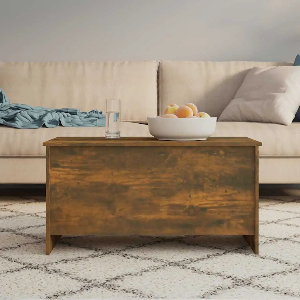Coffee Table Modern Lift Top Storage Compartment Brown Engineered Wood