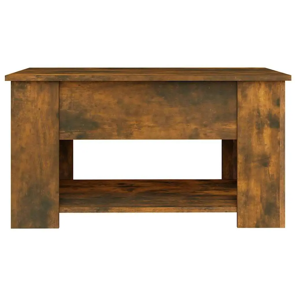 Lift Top Coffee Table in Brown Engineered Wood