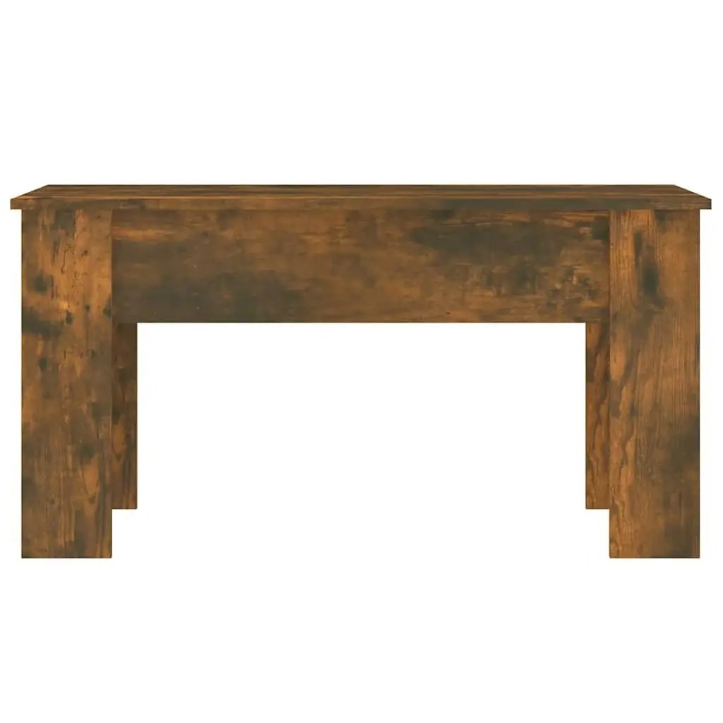 Lift Top Coffee Table Brown Engineered Wood Living Room Storage Desk Furniture