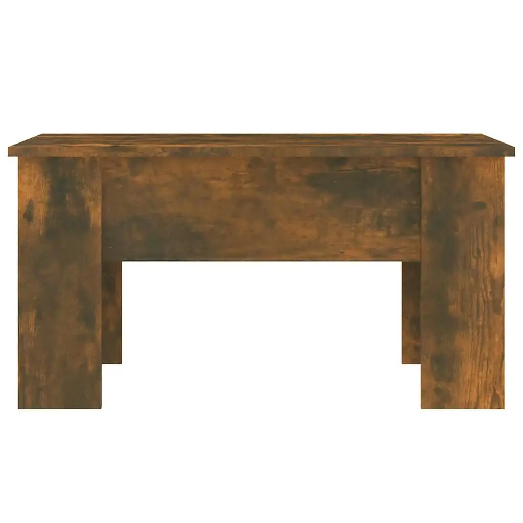 Coffee Table Lift Top Modern 79 x 49 x 41 cm Engineered Wood Smoked Oak Brown