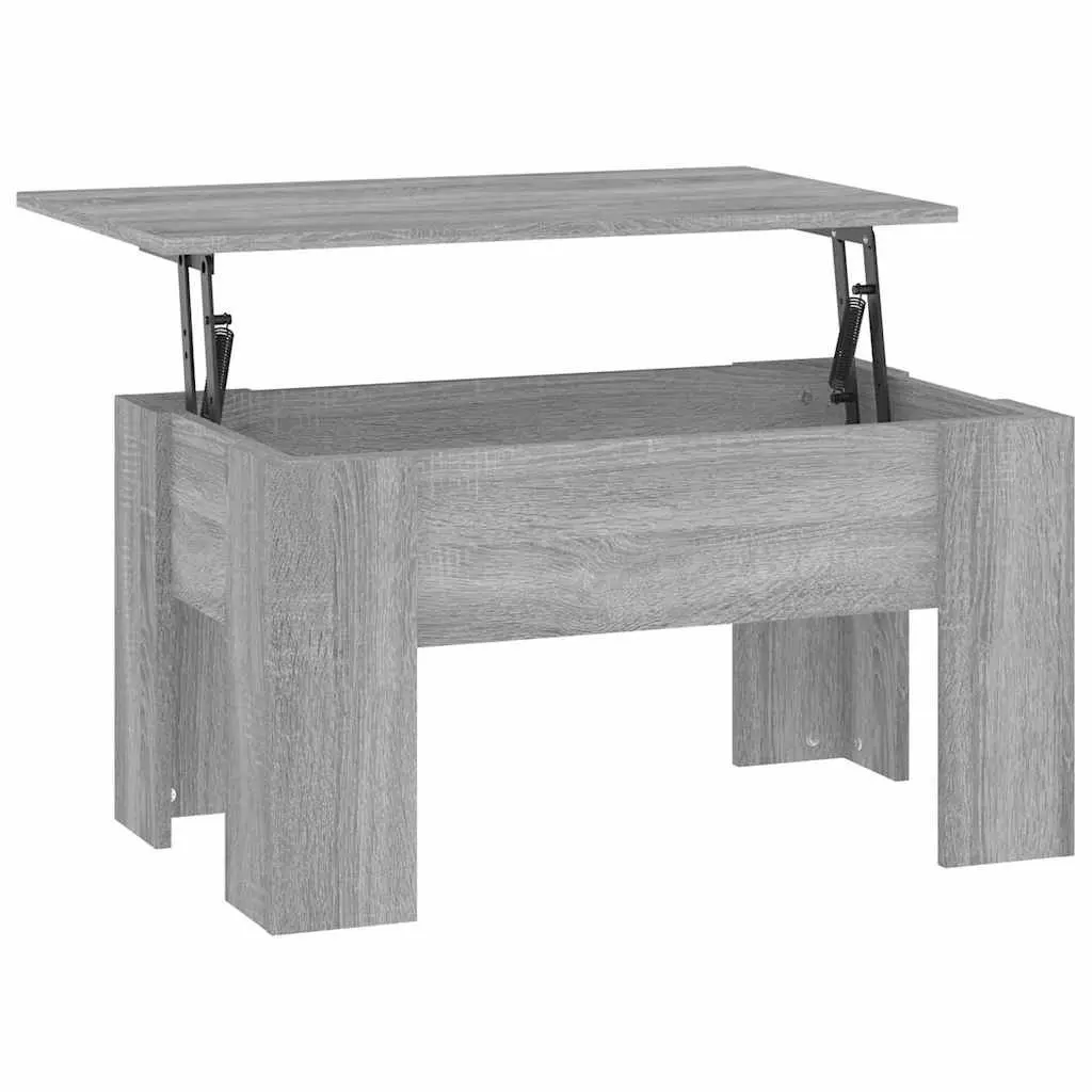 Coffee Table Lift-Top Grey Sonoma Engineered Wood