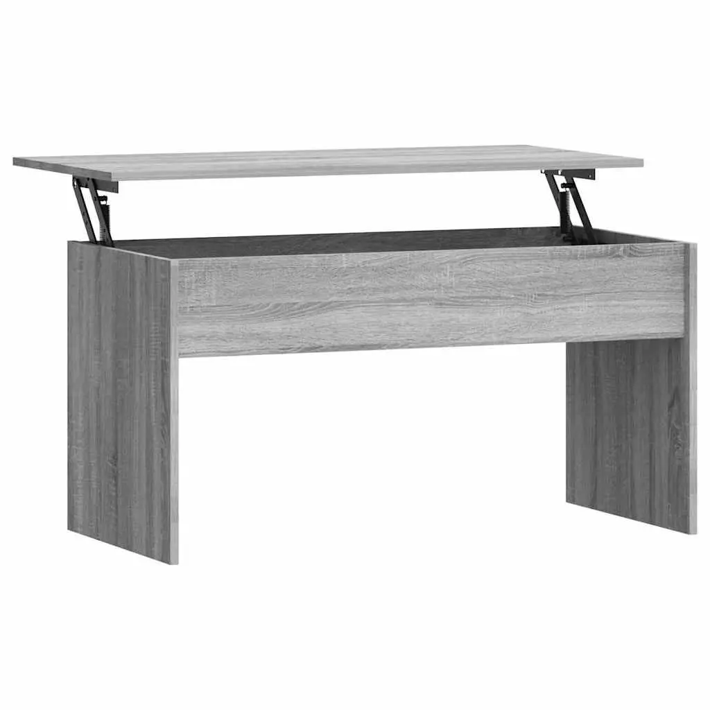 Lift Top Coffee Table with Storage in Grey Sonoma
