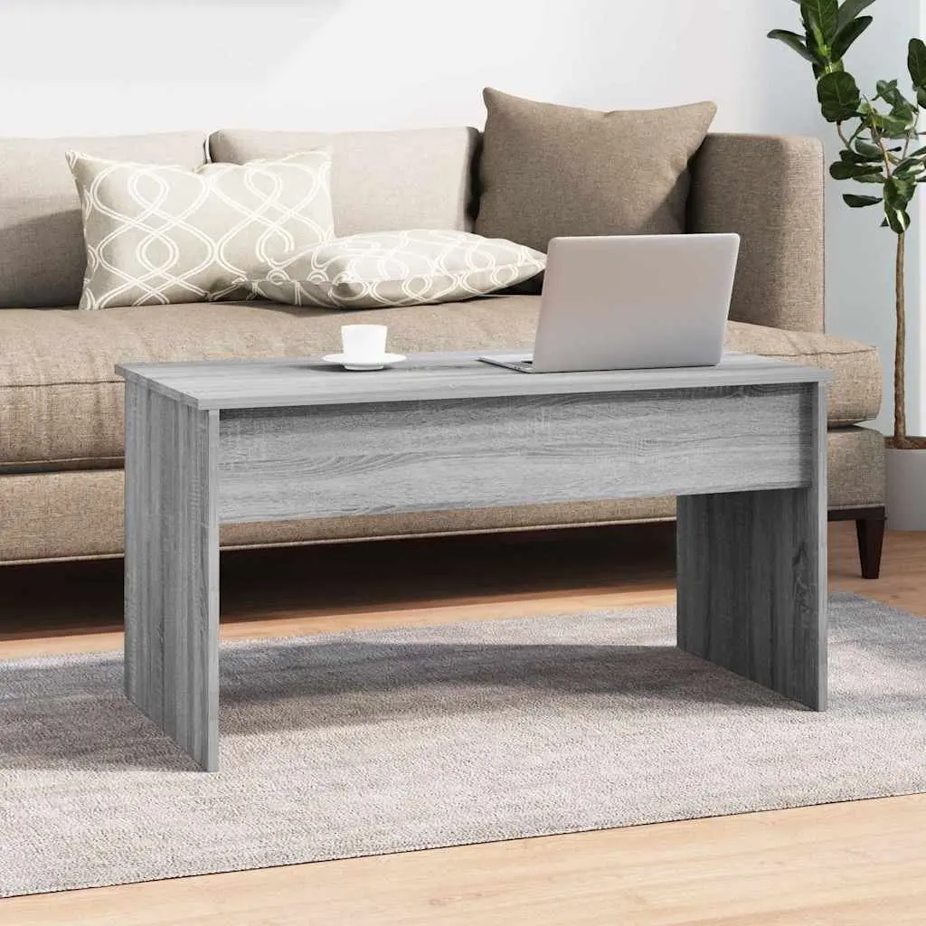 Lift Top Coffee Table with Storage in Grey Sonoma