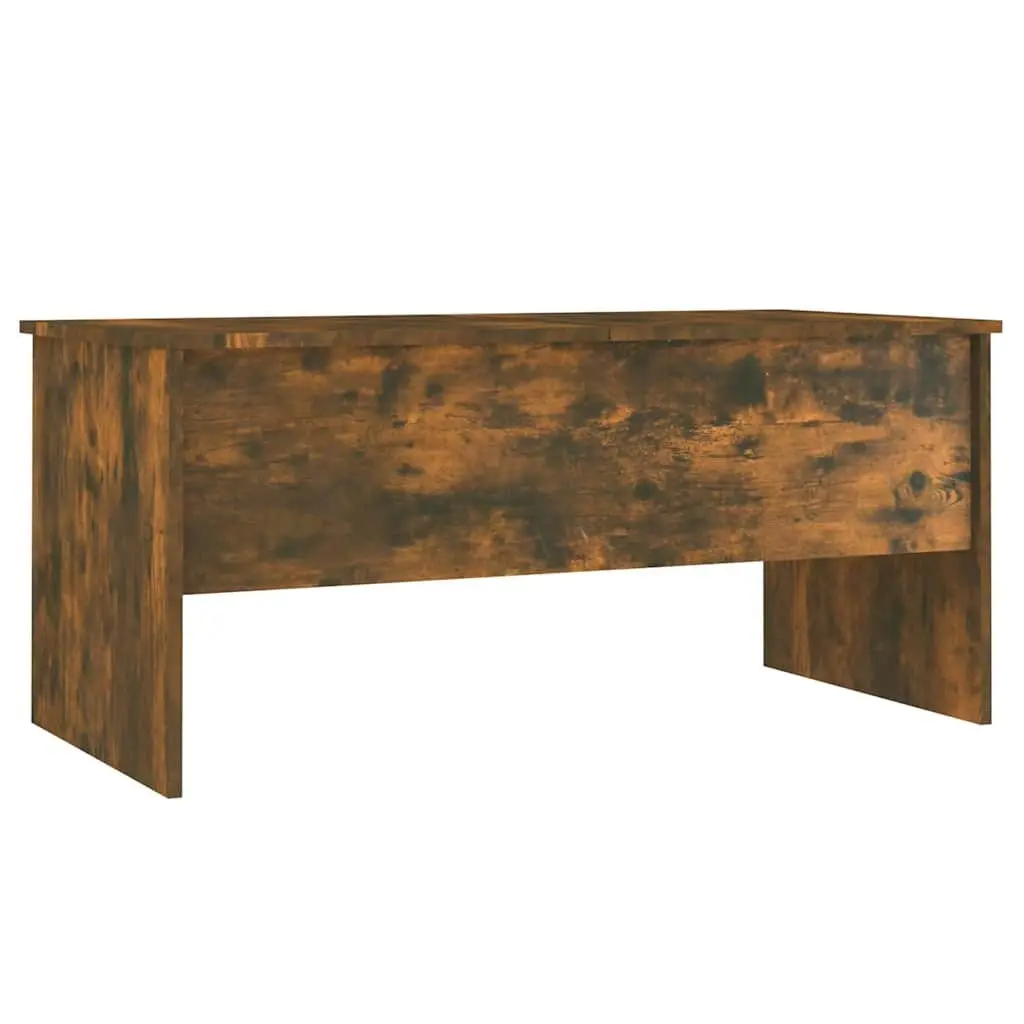 Lift-Top Coffee Table with Storage in Brown