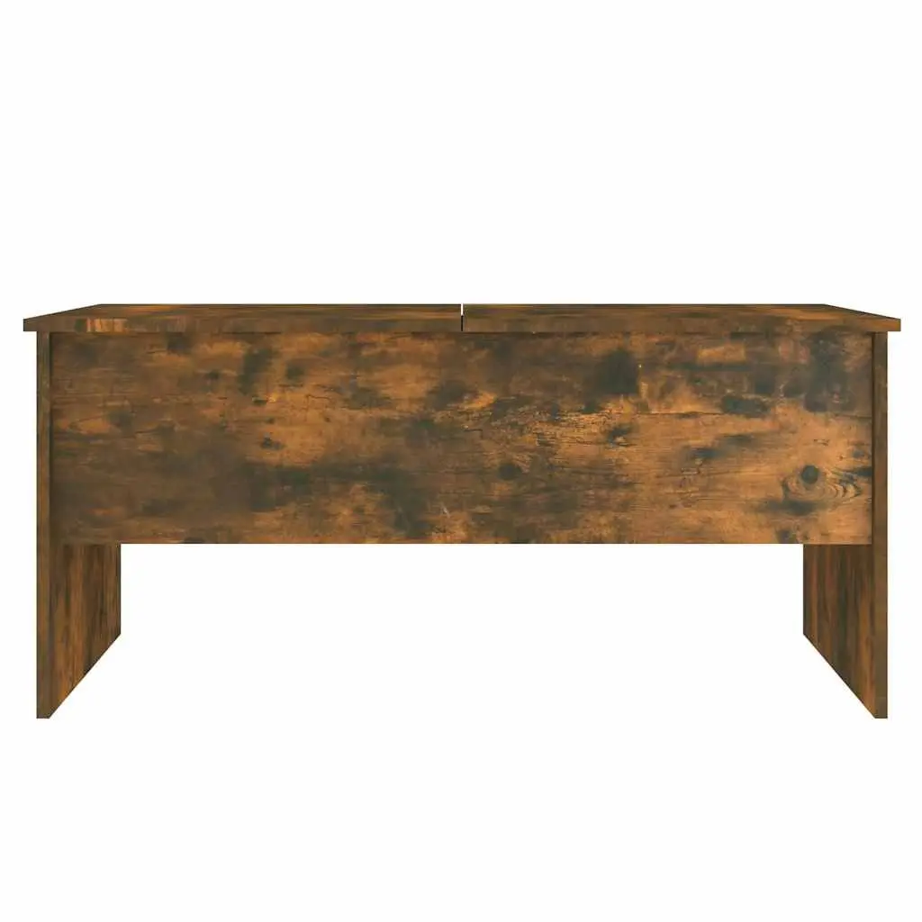 Lift-Top Coffee Table with Storage in Brown