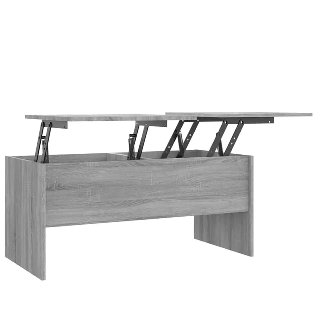 Grey Sonoma Coffee Table with Liftable Top and Storage