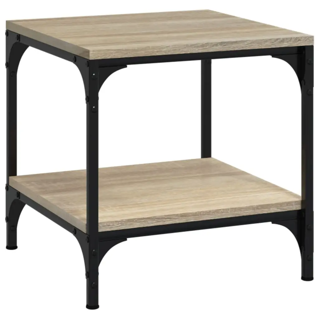 Side Tables Brown 40x40x40 cm Engineered Wood Storage 2 pcs Accent Furniture