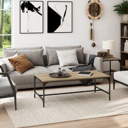 Brown Sonoma Oak Look Coffee Table 80x50x35 cm