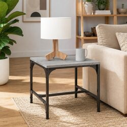 Grey Sonoma Coffee Table 50x50x35 cm for Living Spaces