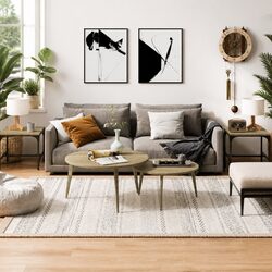 Brown Engineered Wood Side Tables 2 pcs 40x40x35 cm