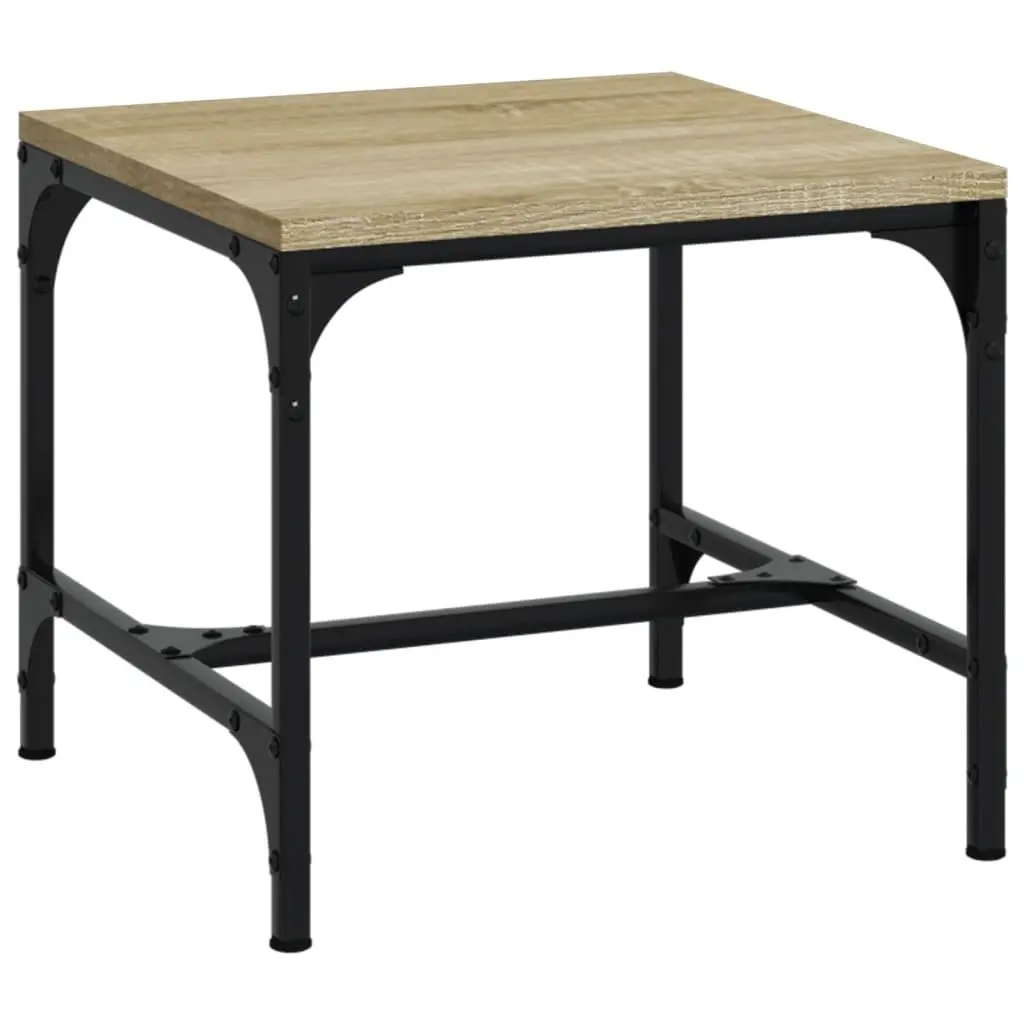 Side Tables Industrial Brown 40x40x35 cm Engineered Wood