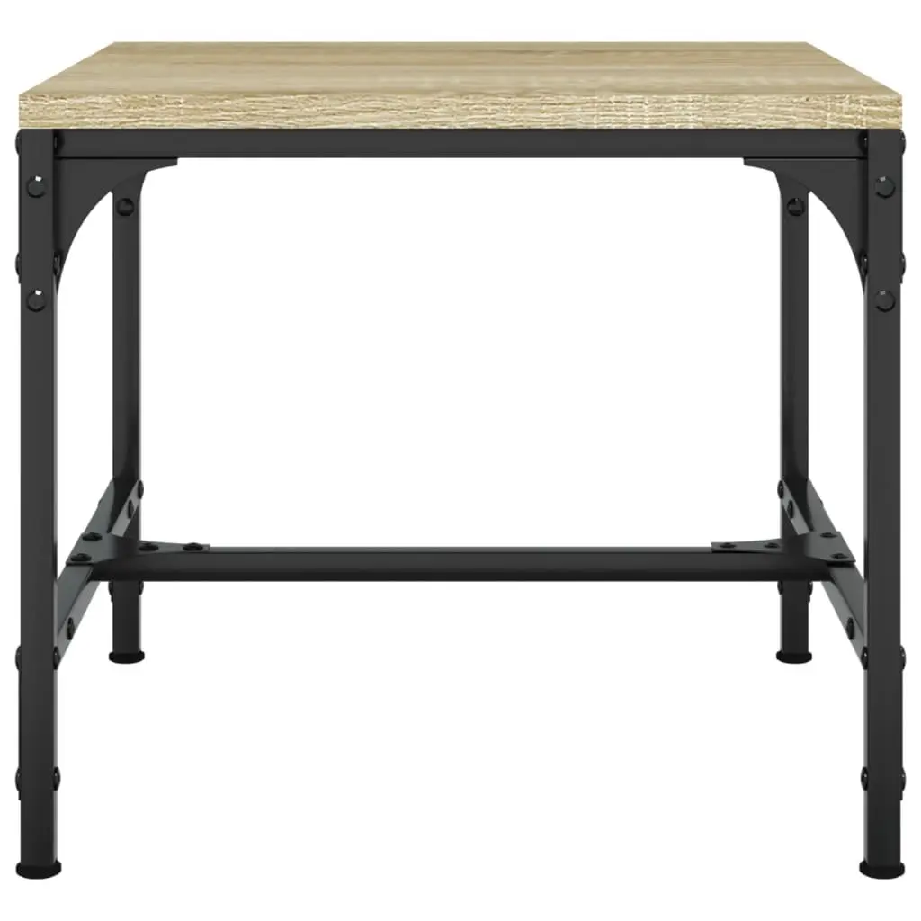 Side Tables Industrial Brown 40x40x35 cm Engineered Wood