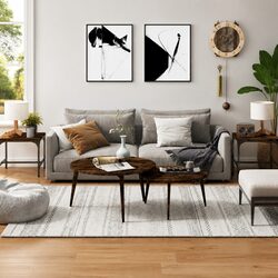 Brown Engineered Wood Side Tables - 2 pcs