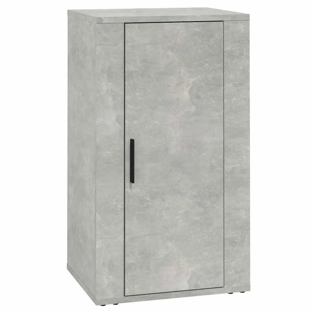 Storage Cabinet Grey Engineered Wood Furniture with Door Compartment 40x33x70cm