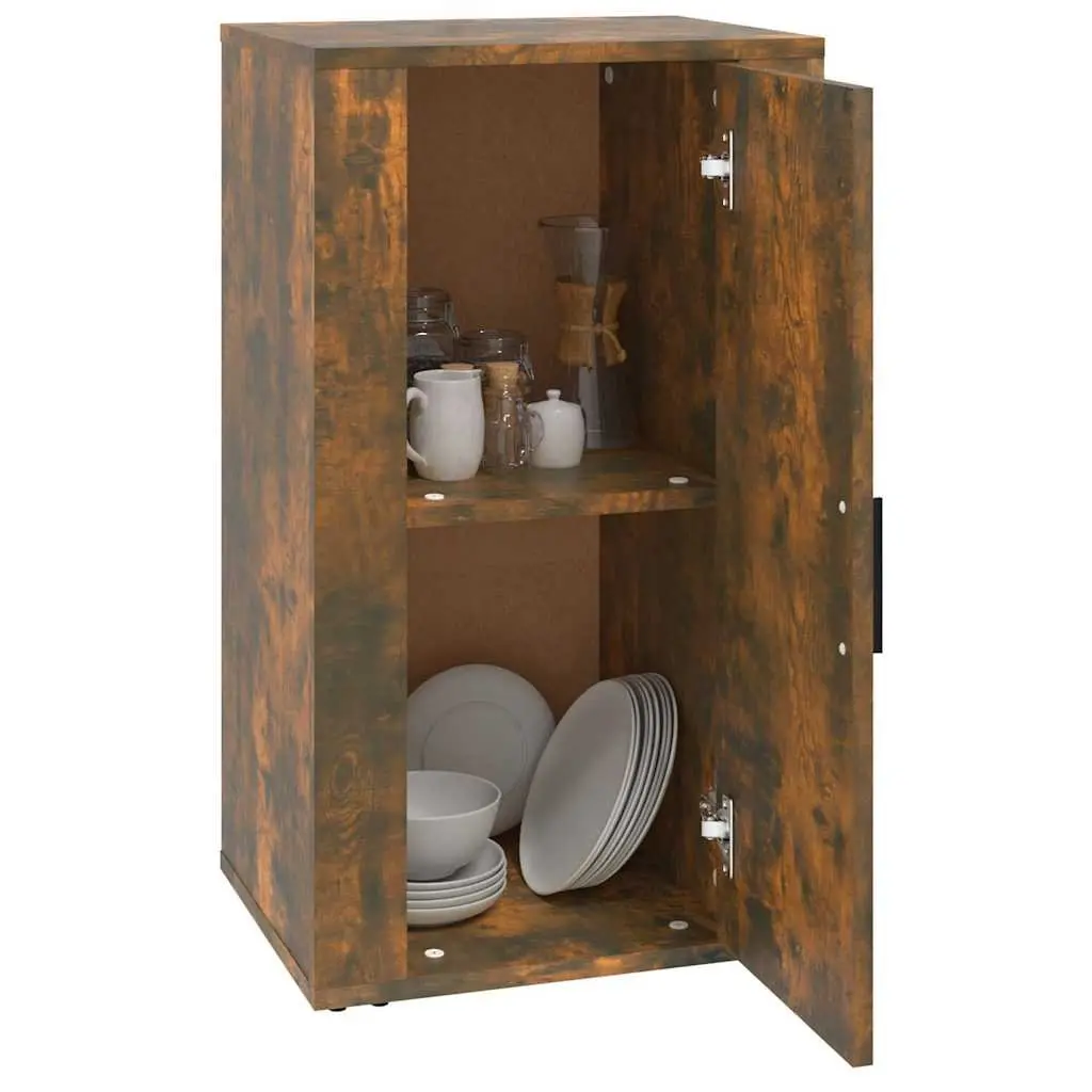 Sideboard Storage Cabinet Brown Engineered Wood 40W x 33D x 70H cm