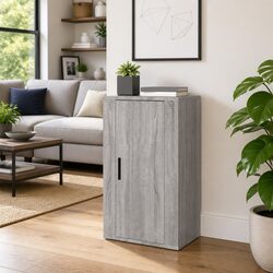 Grey Sideboard Storage Cabinet for Living Spaces