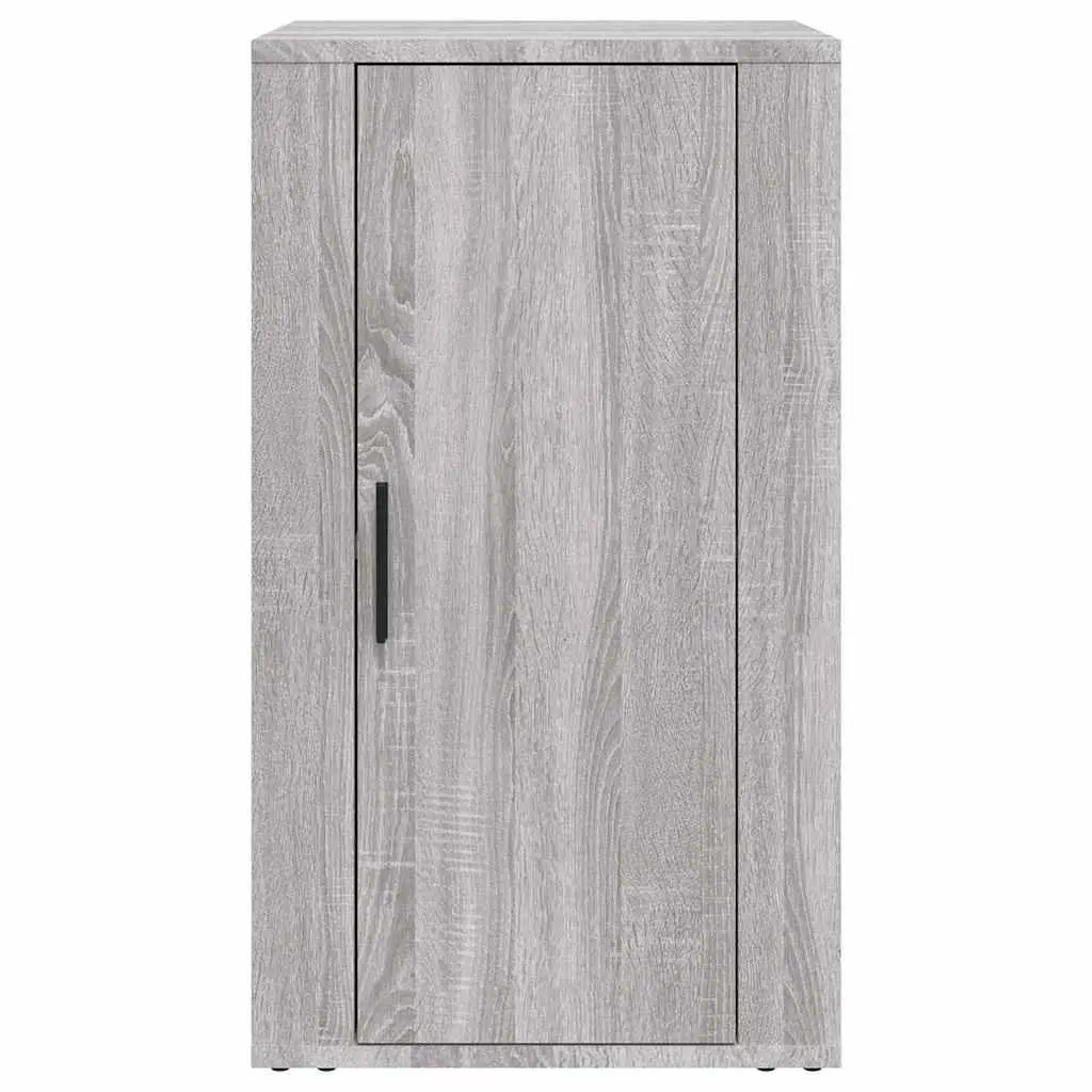 Engineered Wood Storage Cabinet Grey Sideboard 40x33x70cm