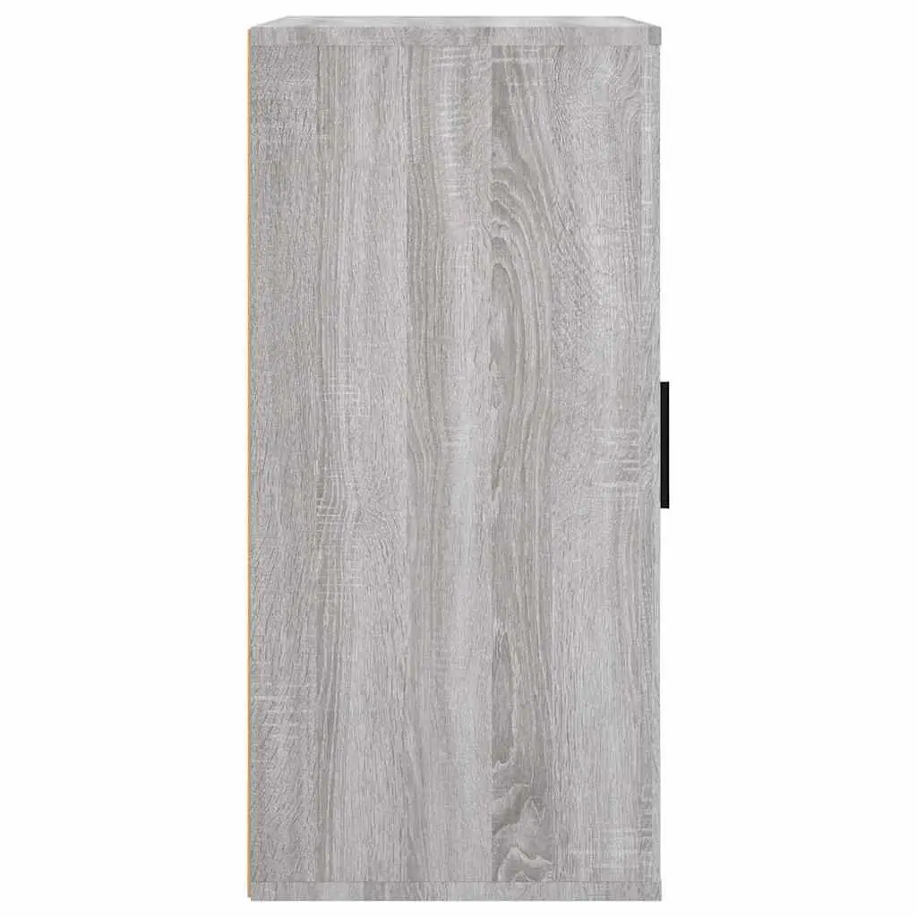 Engineered Wood Storage Cabinet Grey Sideboard 40x33x70cm