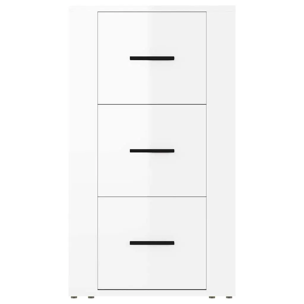 White High Gloss Sideboard Cabinet 40x33x70cm