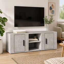 Grey Concrete TV Cabinet for Stylish Living Spaces